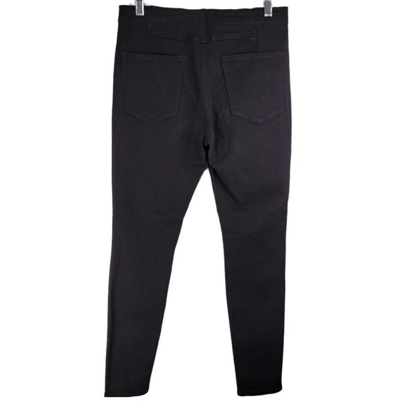 Frame Black Denim Le Crop Mini Boot Lace Up Jeans Womens Size 30 - Picture 2 of 6